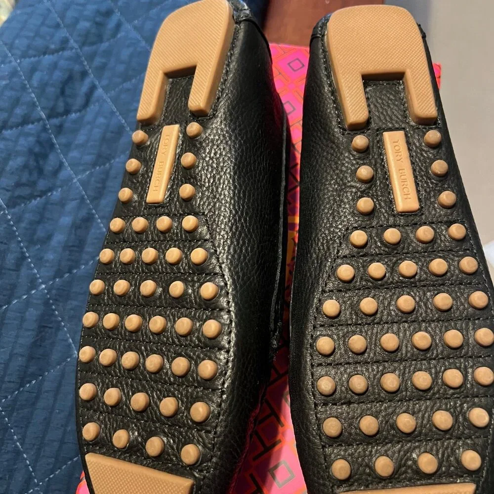 Tory Burch Lowell Black Loafers - Picture 4 of 8